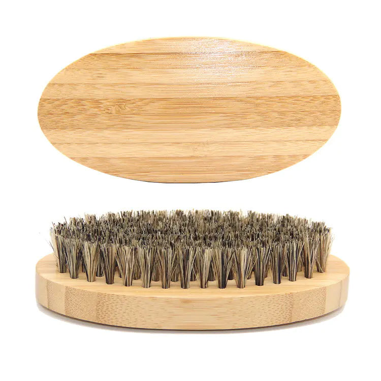 Beard Wax, Oil, Comb, Brush & Scissors Set - GLOWLAB