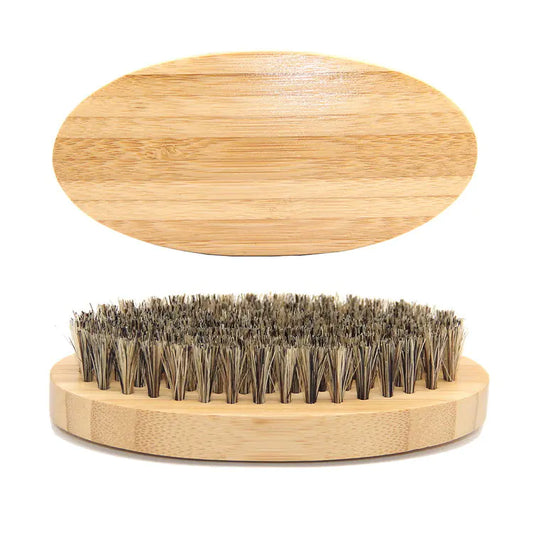 Beard Wax, Oil, Comb, Brush & Scissors Set - GLOWLAB