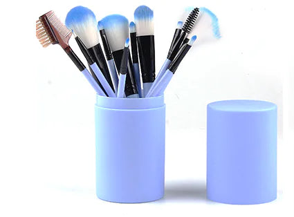 12-Piece Makeup Brush Set and Beauty Tools - GLOWLAB