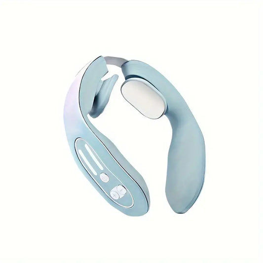 Intelligent Heated Neck Massager - Gray Blue - GLOWLAB