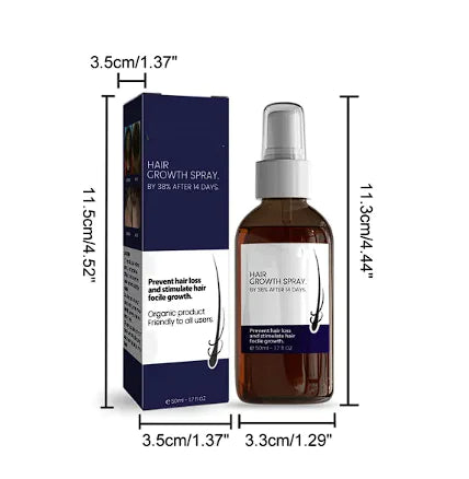 Hair Growth Spray Moisturizes Damaged Hair - GLOWLAB