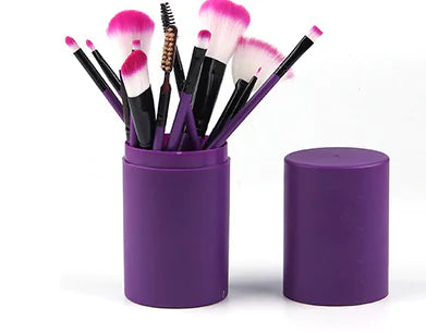 12-Piece Makeup Brush Set and Beauty Tools - GLOWLAB