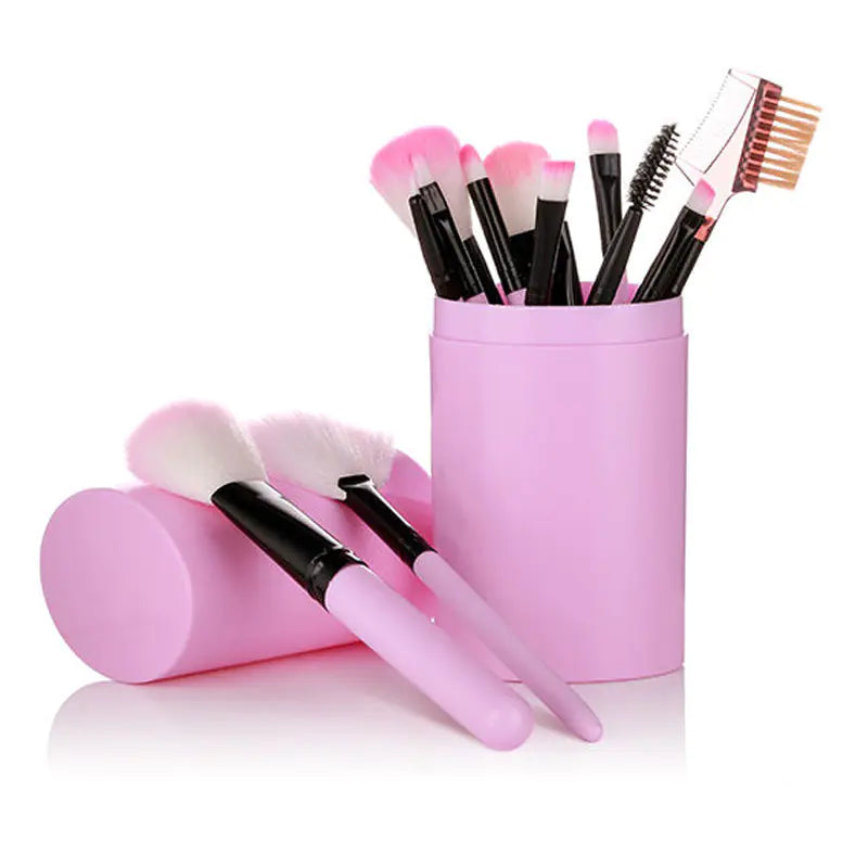12-Piece Makeup Brush Set and Beauty Tools - GLOWLAB