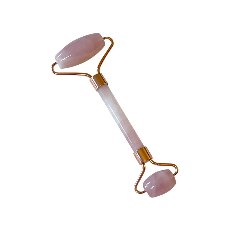 Facial Roller - Rose Quartz Roller | Cruelty Free, Organic, Paraben Free, Vegan - GLOWLAB
