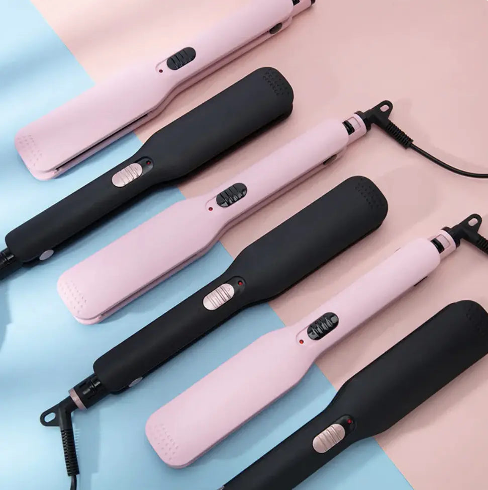Hair Curler And Straightener Dual-use Electric Hair Straightener - GLOWLAB