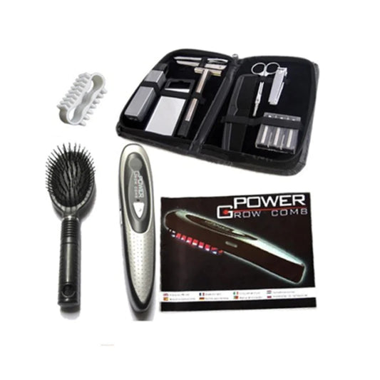 Power Grow Hair Growth Comb with Scalp Massager - GLOWLAB
