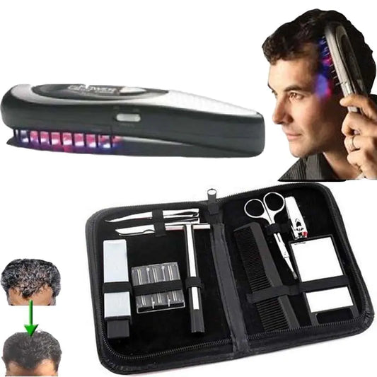 Power Grow Hair Growth Comb with Scalp Massager - GLOWLAB