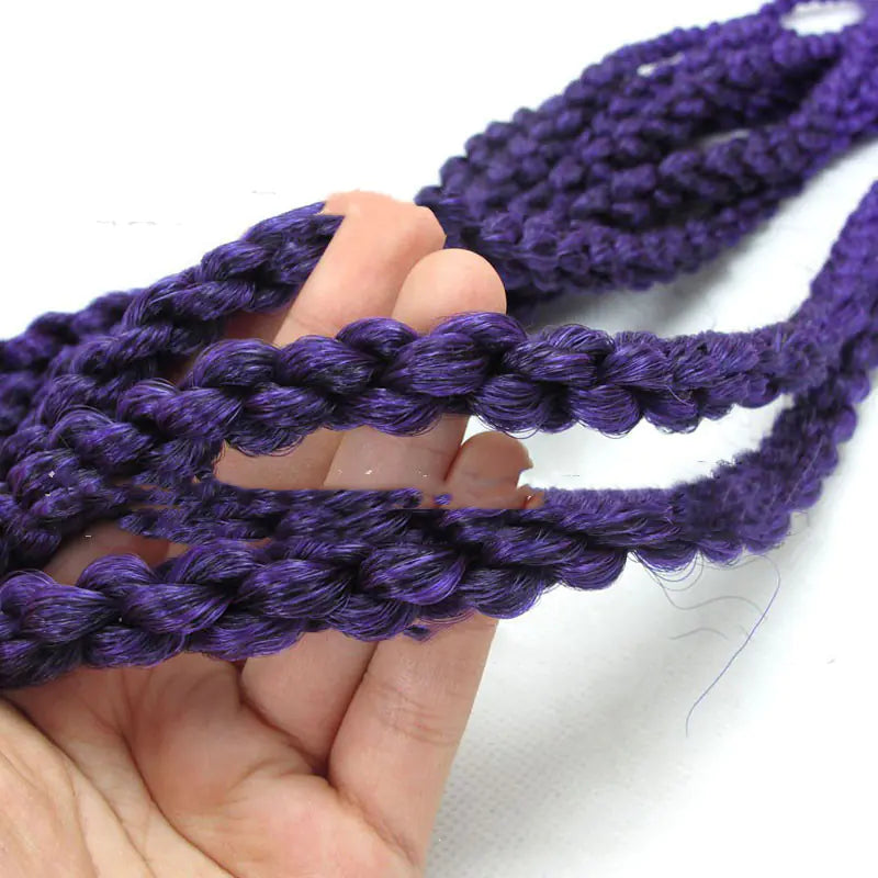 3D Cubic Twist Crochet Braids Synthetic Hair Extensions - GLOWLAB