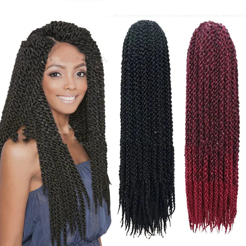 3D Cubic Twist Crochet Braids Synthetic Hair Extensions - GLOWLAB